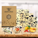 Beeswax Wraps Organic Reusable Packaging Food Beeswax Cloth