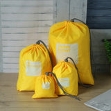 4 Pcs/set Waterproof Travel Storage Shoe Laundry Organizer Bag